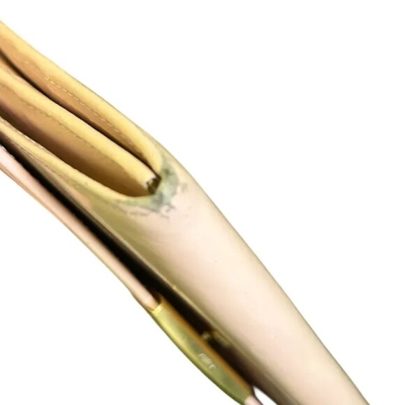 Authentic Vintage Cartier Light Pink Love Wallet with Gold Accents - Picture 9 of 11